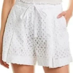 J crew eyelet lace shorts